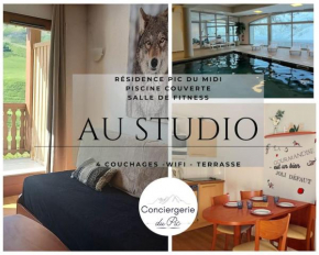 Studio 4 personnes La Mongie piscine salle de sport wifi